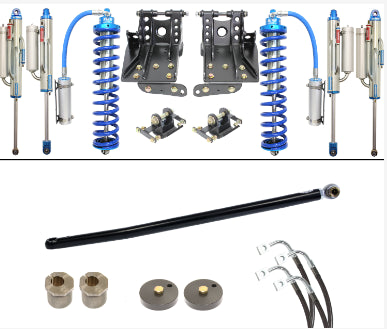 Carli Suspension Coilover 2.5 Bypass System 4.5" Lift 2005 to 2007 Ford F250/F350