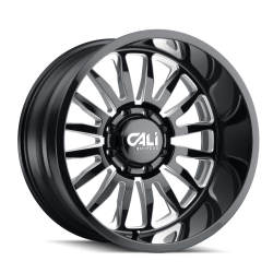 CALI OFF-ROAD SUMMIT 9110 GLOSS BLACK MILLED 22X10 6-139.7 0MM 106MM