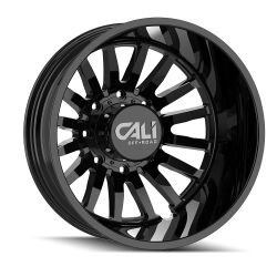 CALI OFF-ROAD SUMMIT DUALLY 9110D GLOSS BLACK 20X8.25 8-200 115MM 142MM